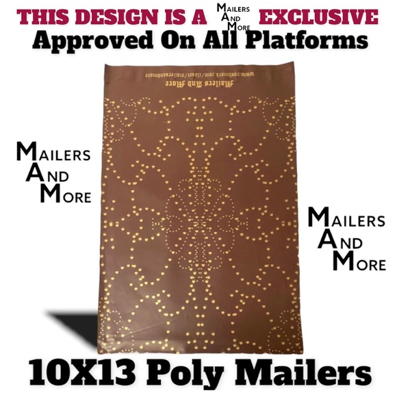 25 10X13 Western Leather Poly Mailers PRICE IS FIRM - Picture 2 of 5